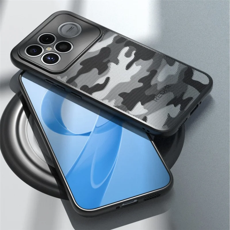 IBMRS for Xiaomi Poco F8 Ultra Mobile Cover Soft TPU + Hard PC Case with Wrist Strap (Precision Cutouts) - Artistic Camouflage