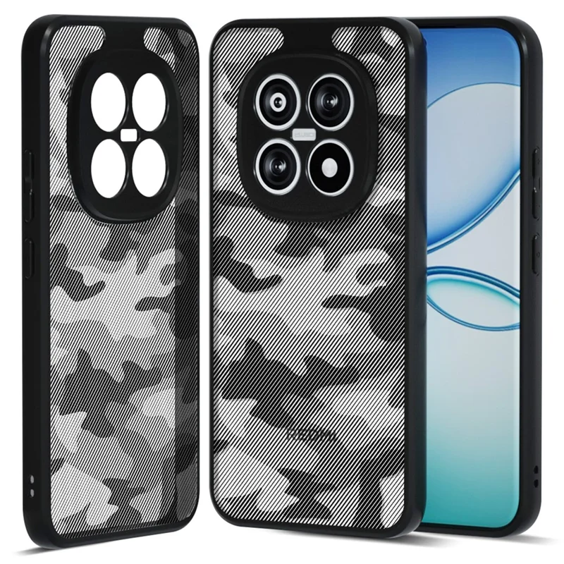 IBMRS for Xiaomi Redmi Note 15 Pro 4G (Global) Mobile Cover Soft TPU + Hard PC Case with Wrist Strap (Precision Cutouts) - Artistic Camouflage