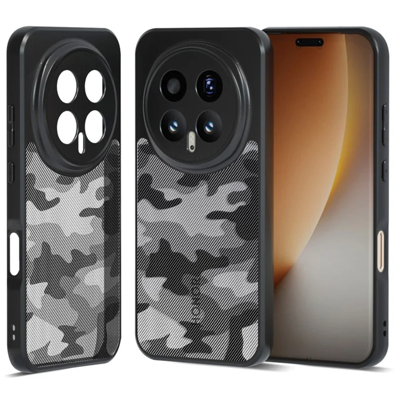 IBMRS per Honor Magic8 Pro 5G Cover per Telefono in TPU Morbido + Custodia in PC Rigido con Cinturino da Polso (Ritagli Precisi) - Camuffamento Artistico