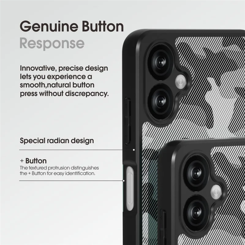 IBMRS for Samsung Galaxy A07 4G Mobile Cover Soft TPU + Hard PC Case with Wrist Strap (Precision Cutouts) - Artistic Camouflage