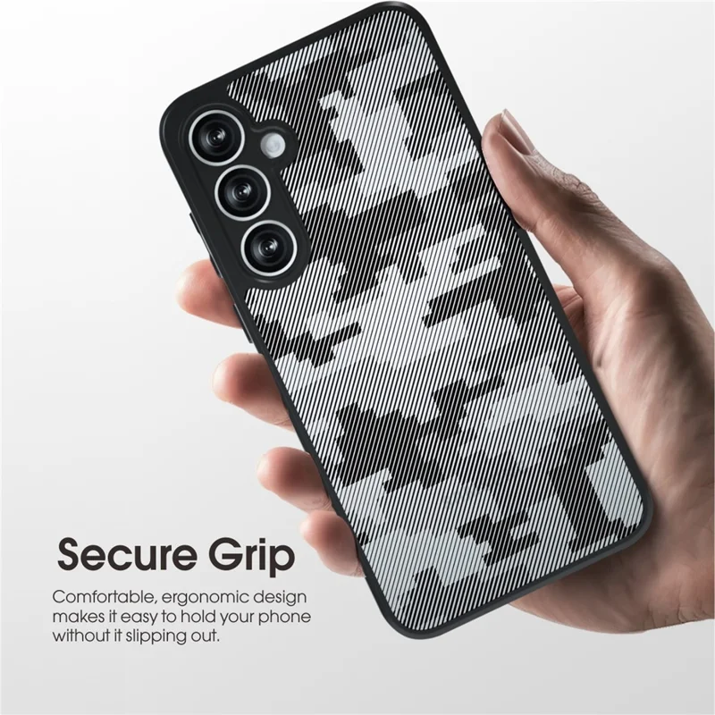 IBMRS for Samsung Galaxy A37 5G Mobile Cover Soft TPU + Hard PC Case with Wrist Strap (Precision Cutouts) - Artistic Camouflage