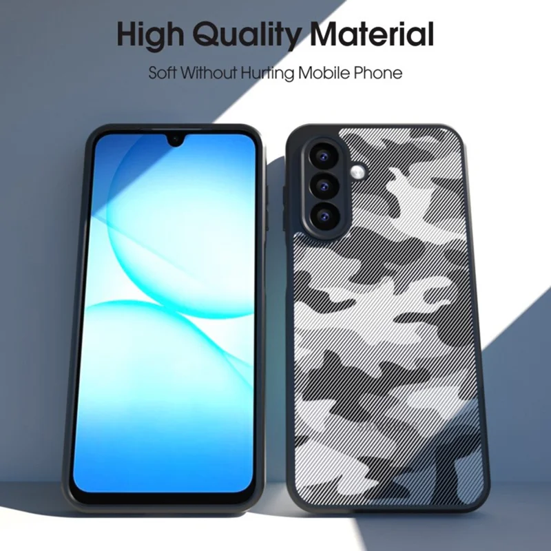IBMRS for Samsung Galaxy A57 5G Mobile Cover Soft TPU + Hard PC Case with Wrist Strap (Precision Cutouts) - Artistic Camouflage