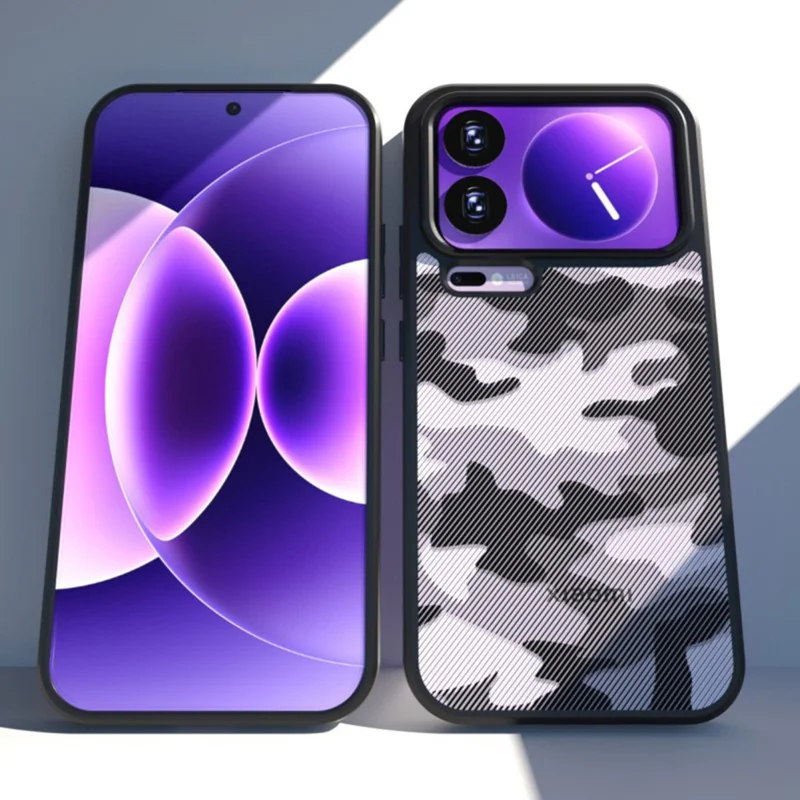 IBMRS for Xiaomi 17 Pro Mobile Cover Soft TPU + Hard PC Case with Wrist Strap (Precision Cutouts) - Frosted Black
