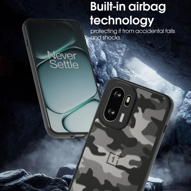 IBMRS for OnePlus 15R 5G Mobile Cover Soft TPU + Hard PC Case with Wrist Strap (Precision Cutouts) - Artistic Camouflage