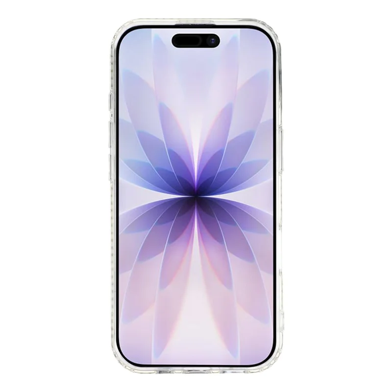 Capa para iPhone 16 com Bordas de Strass e Flores TPU + PC IMD - F4