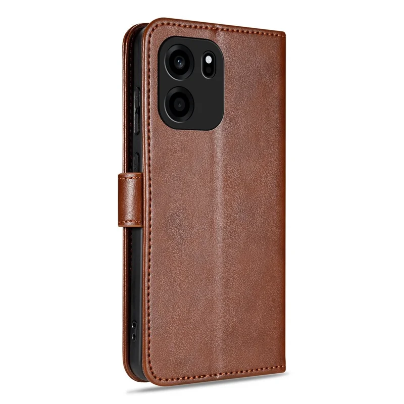 AZNS For OnePlus Nord CE6 5G / Turbo 6V 5G Case Anti-Scratch PU Leather Stand Wallet Phone Cover - Brown