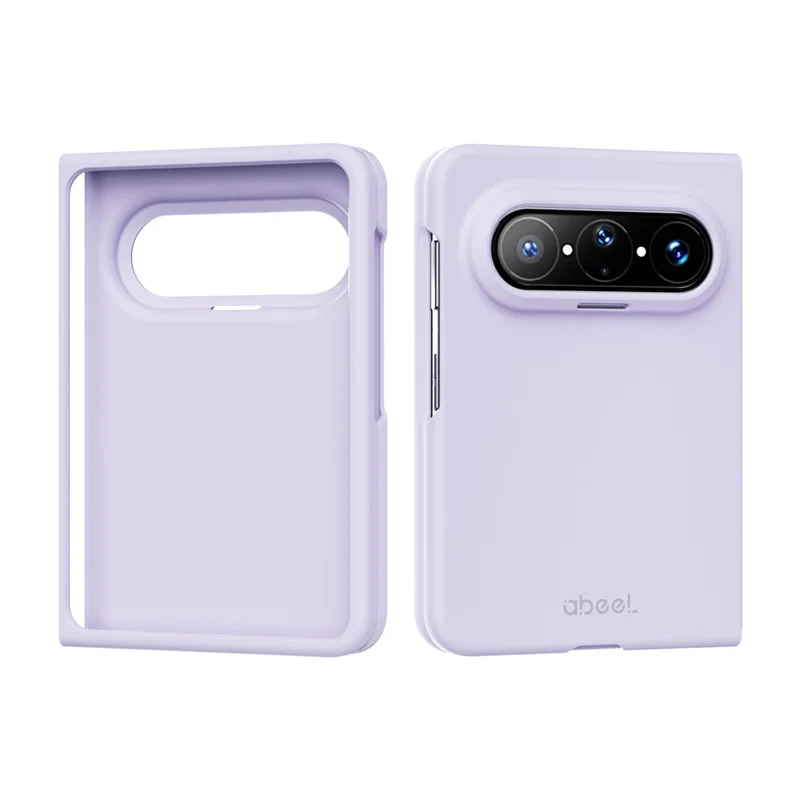 ABEEL For Huawei Pura X Max Case Skin Touch Liquid Silicone Phone Back Cover - Purple