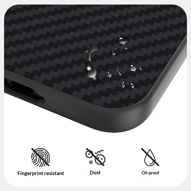 ABEEL For Huawei Pura 90 Magnetic Case Carbon Fiber Texture Phone Back Cover - Black
