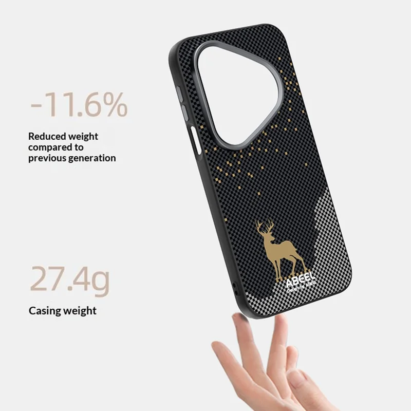 ABEEL For Huawei Pura 90 Pro Max Magnetic Case Ultra Slim PC TPU Phone Back Cover - Deer