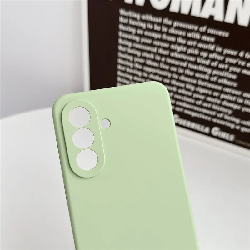 For Samsung Galaxy A56 5G Case Silicone Shockproof Phone Protective Cover Shell - Matcha Green