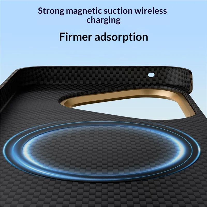 GKK BTGD For Huawei Pura 90 Pro Max Magnetic Case Woven Texture PC Phone Back Cover - Gold