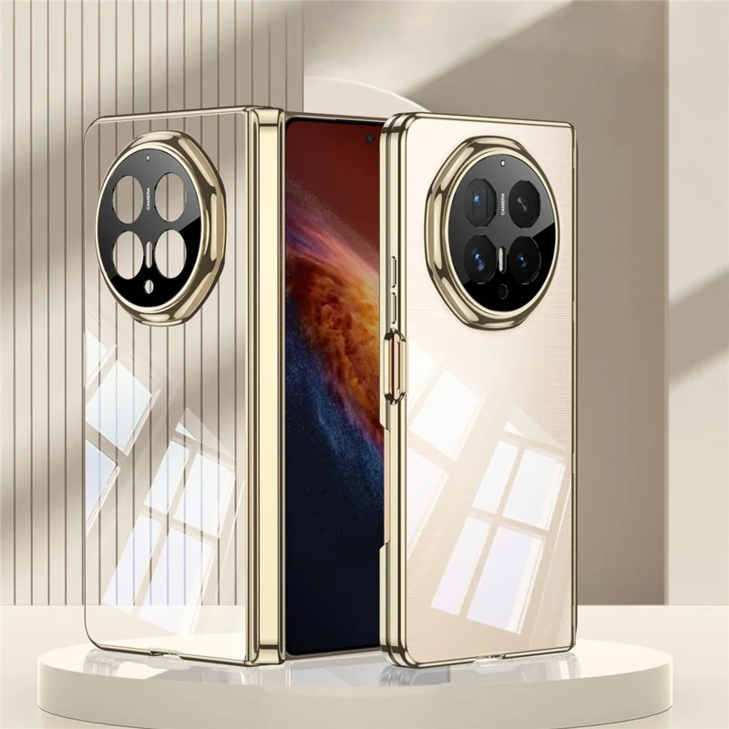GKK For Honor Magic V6 5G TPU Case Magnetic Hinge Shockproof Phone Cover - Champagne Gold