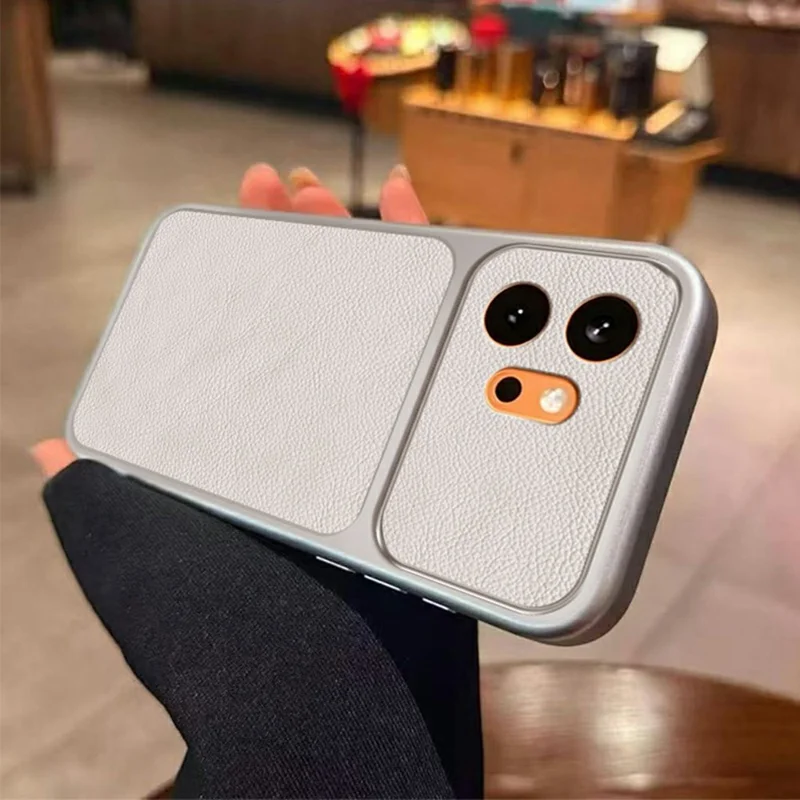 Étui pour Honor 600 5G, coque de protection en cuir PU texture antidérapante TPU - Blanc