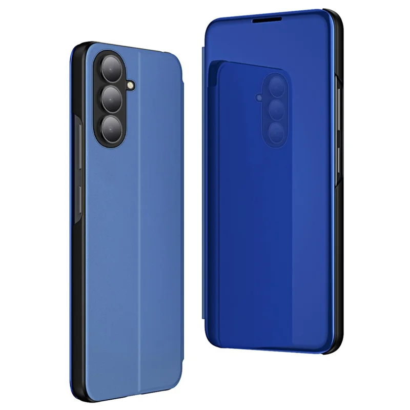 For Samsung Galaxy A27 Flip Leather Cover with Stand Full Body Protective Phone Case - Blue