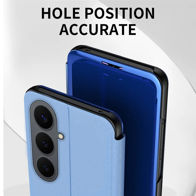 For Samsung Galaxy A27 Flip Leather Cover with Stand Full Body Protective Phone Case - Blue