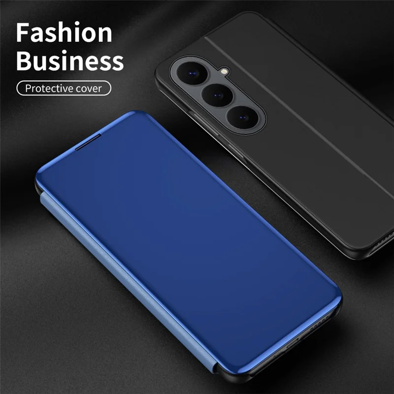 For Samsung Galaxy A27 Flip Leather Cover with Stand Full Body Protective Phone Case - Blue