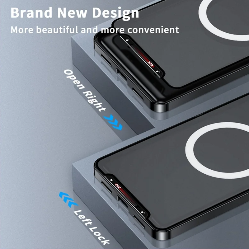 For Samsung Galaxy S22 Ultra 5G Magnetic Case Football Pattern PC+TPU Protective Cover with Lens Film - LK00320-021