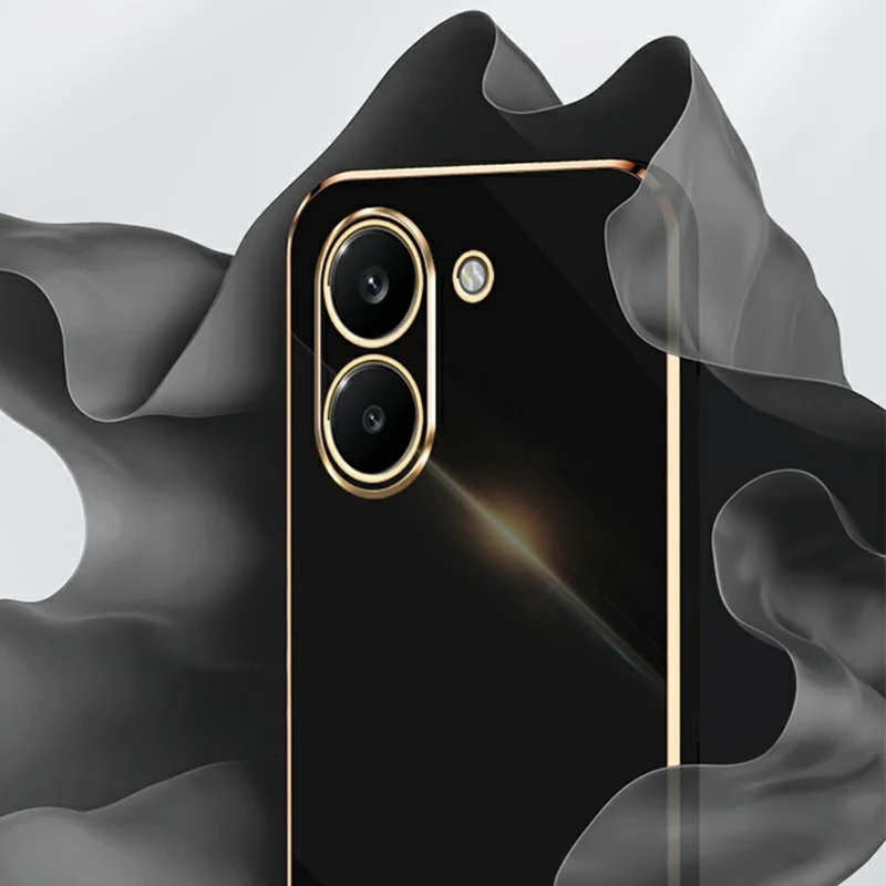 XINLI For Xiaomi Redmi Turbo 5 5G  /  Poco X8 Pro 5G Case TPU Phone Cover with Electroplating Frame  - Cyan