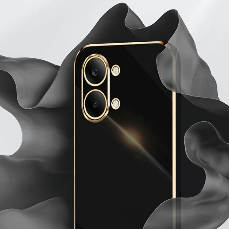 XINLI For Xiaomi Redmi Turbo 5 Max 5G  /  Poco X8 Pro Max 5G Case TPU Phone Cover with Electroplating Frame - Cyan
