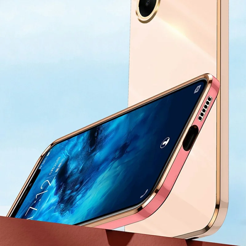 XINLI For Xiaomi Redmi Turbo 5 Max 5G  /  Poco X8 Pro Max 5G Case TPU Phone Cover with Electroplating Frame - Cyan