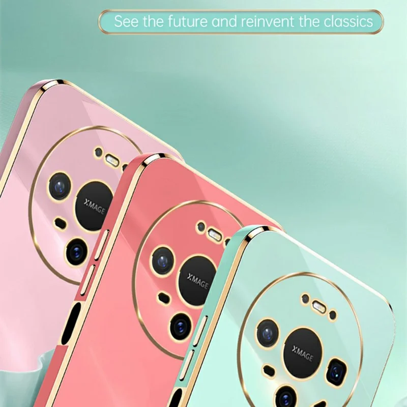 XINLI For Huawei Mate 80 Case Ring Kickstand Electroplating TPU Phone Cover - Cyan