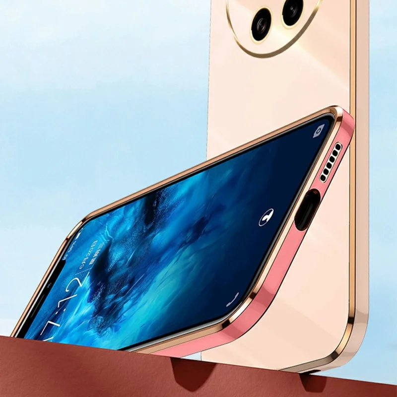 XINLI For Xiaomi 17 Ultra 5G Case TPU Phone Cover with Electroplating Frame - Cyan