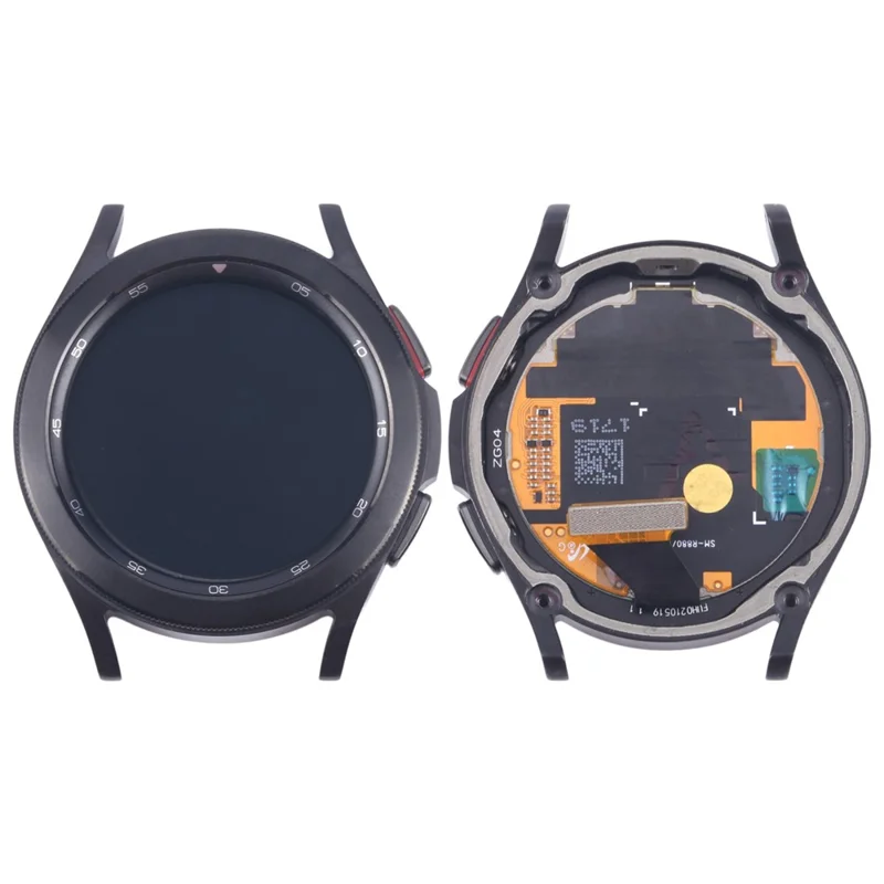 For Samsung Galaxy Watch4 Classic 42mm SM-R880 R885 OEM Grade S LCD Screen and Digitizer Assembly + Frame (Without Logo) - Black