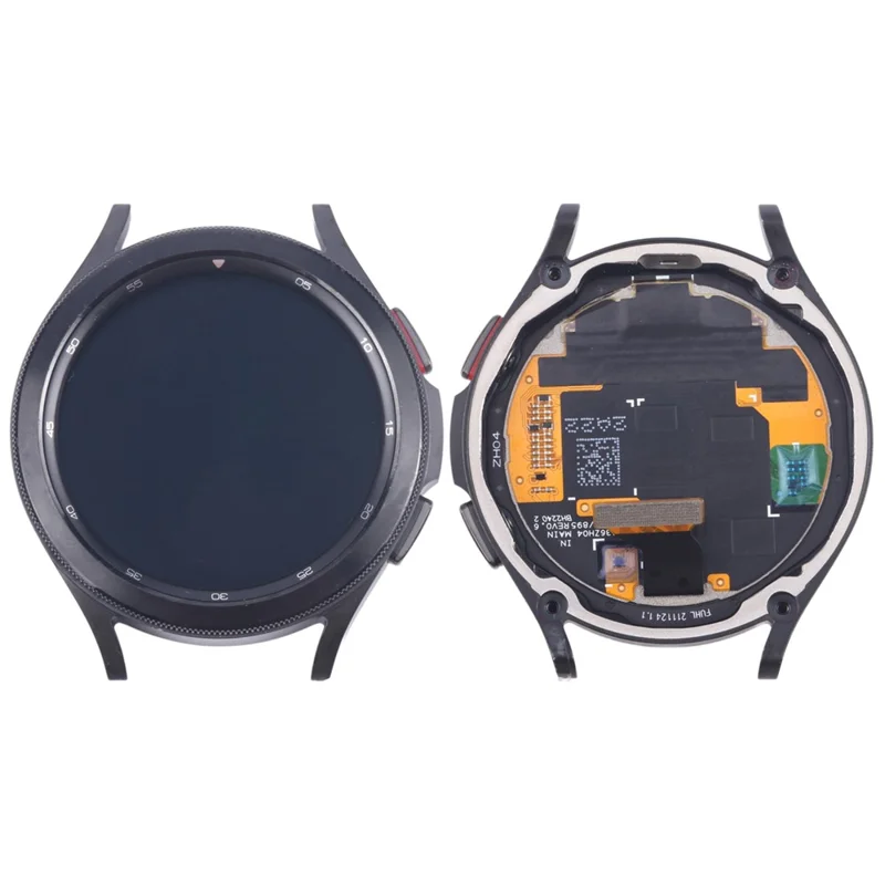 For Samsung Galaxy Watch4 Classic 46mm SM-R890 SM-R895 OEM Grade S LCD Screen and Digitizer Assembly + Frame (Without Logo) - Black