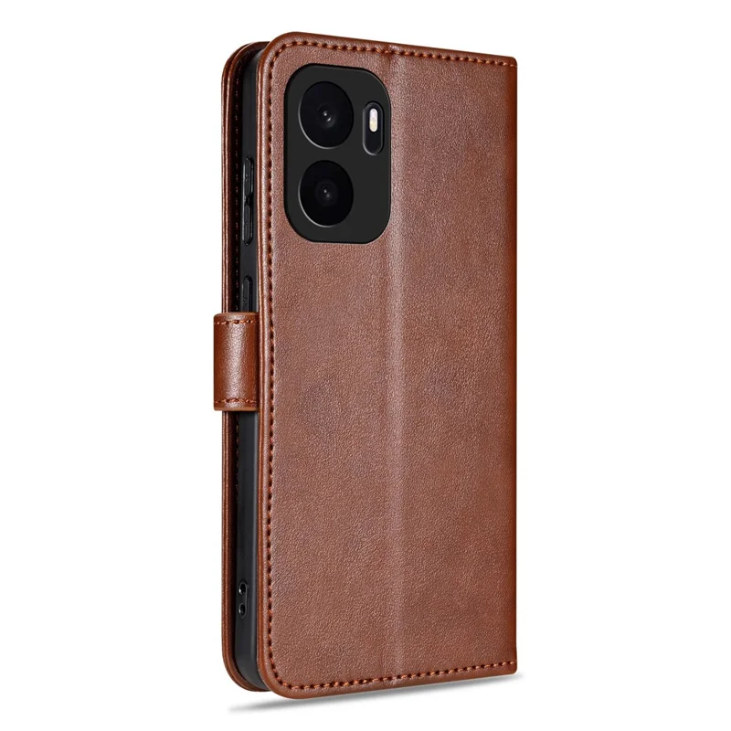 AZNS For OnePlus Ace 6 Ultra 5G Case Anti-Scratch PU Leather Stand Wallet Phone Cover - Brown
