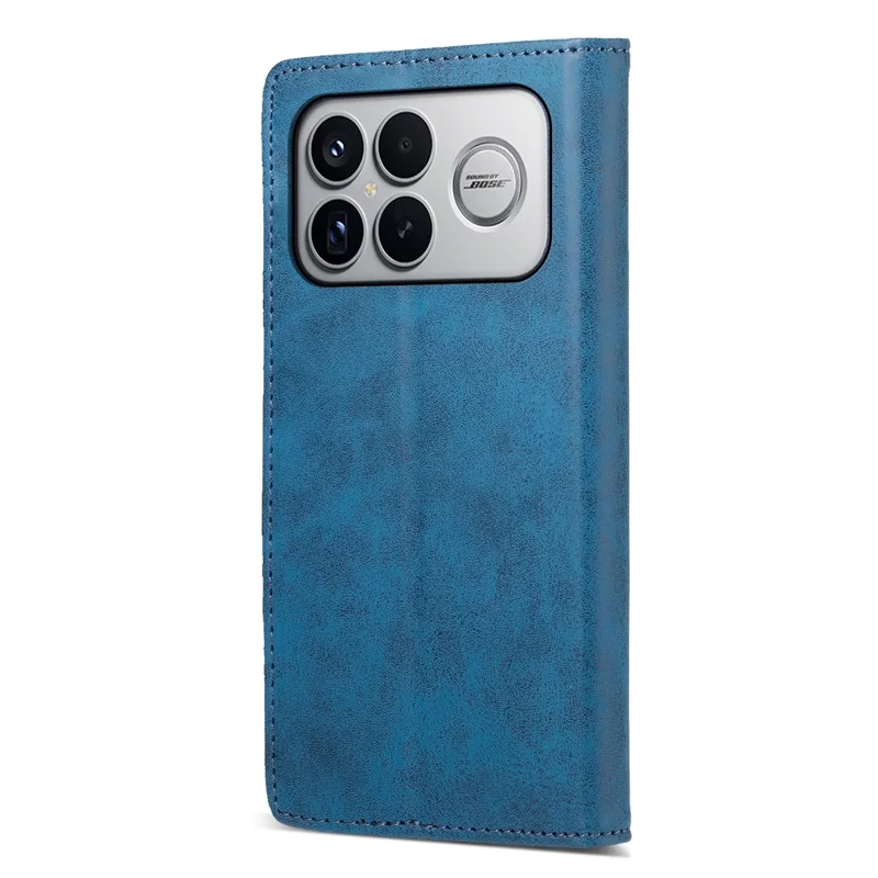 For Xiaomi Poco F8 Ultra 5G / Redmi K90 Pro Max 5G Wallet Case RFID Blocking PU Leather Phone Cover - Blue