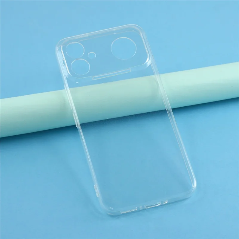 För Xiaomi Redmi K90 Max 5G Bakdelsöverdrag Ultra Tunkt Flexibelt TPU Klar Telefonhölse - Transparent
