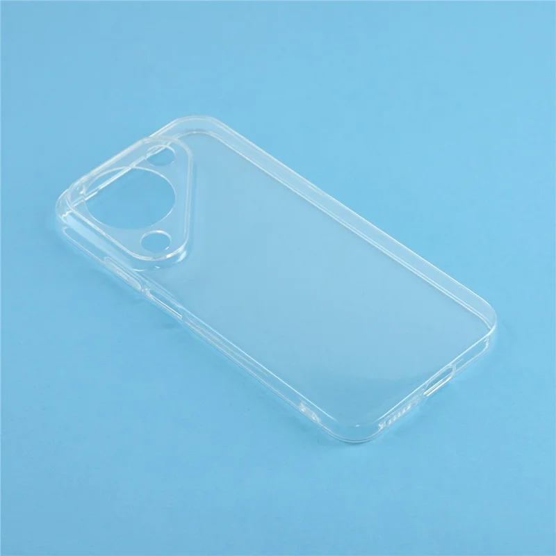 For Huawei Pura 90 Back Cover Ultra Thin Flexible TPU Clear Phone Case - Transparent