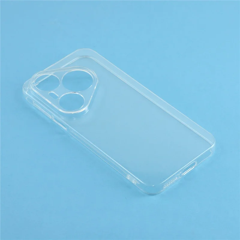 For Huawei Pura 90 Pro Back Cover Ultra Thin Flexible TPU Clear Phone Case - Transparent