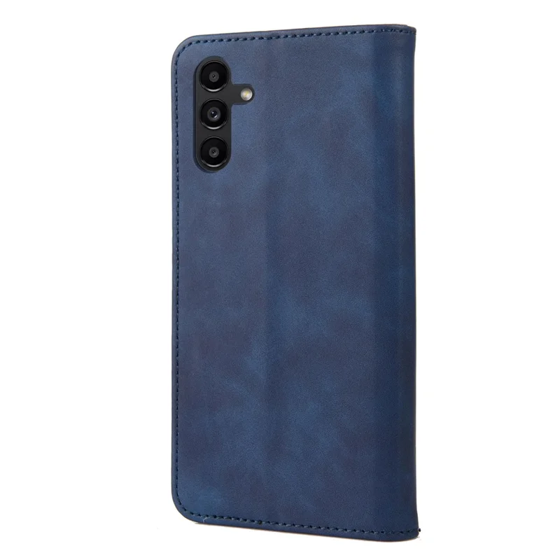Funda para Samsung Galaxy A37 5G, carcasa de protección resistente a impactos de cuero PU con billetera - Azul