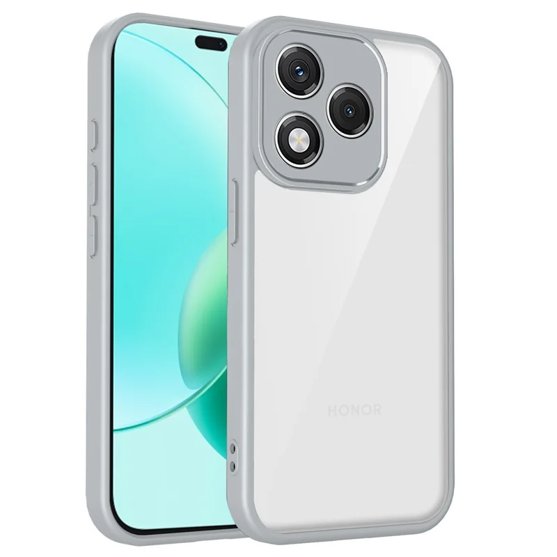 For Honor X5d 4G  /  X5d Plus 4G  /  X5c 4G  /  X5c Plus 4G Case Matte Skin Touch Clear PC + TPU Shockproof Phone Back Cover - White