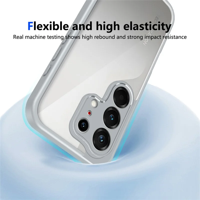 For TECNO Camon 50 Ultra 5G  /  50 Pro 4G Case Matte Skin Touch Clear PC + TPU Shockproof Phone Back Cover - White