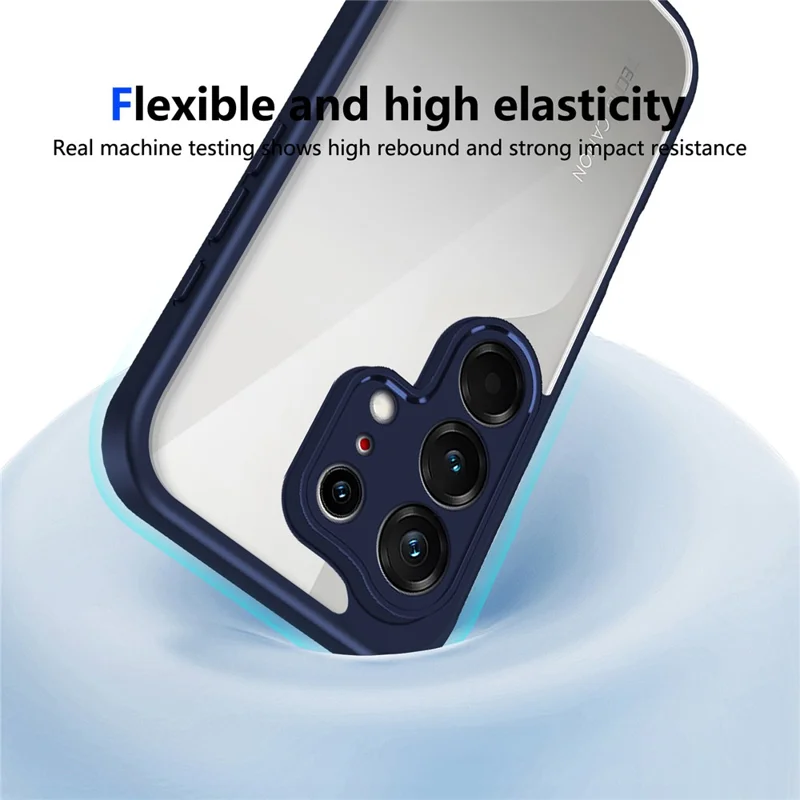 Чехол для TECNO Camon 50 Ultra 5G / 50 Pro 4G, матовый, прозрачный, из поликарбоната и ТПУ, ударопрочный, с текстурой под кожу, синий