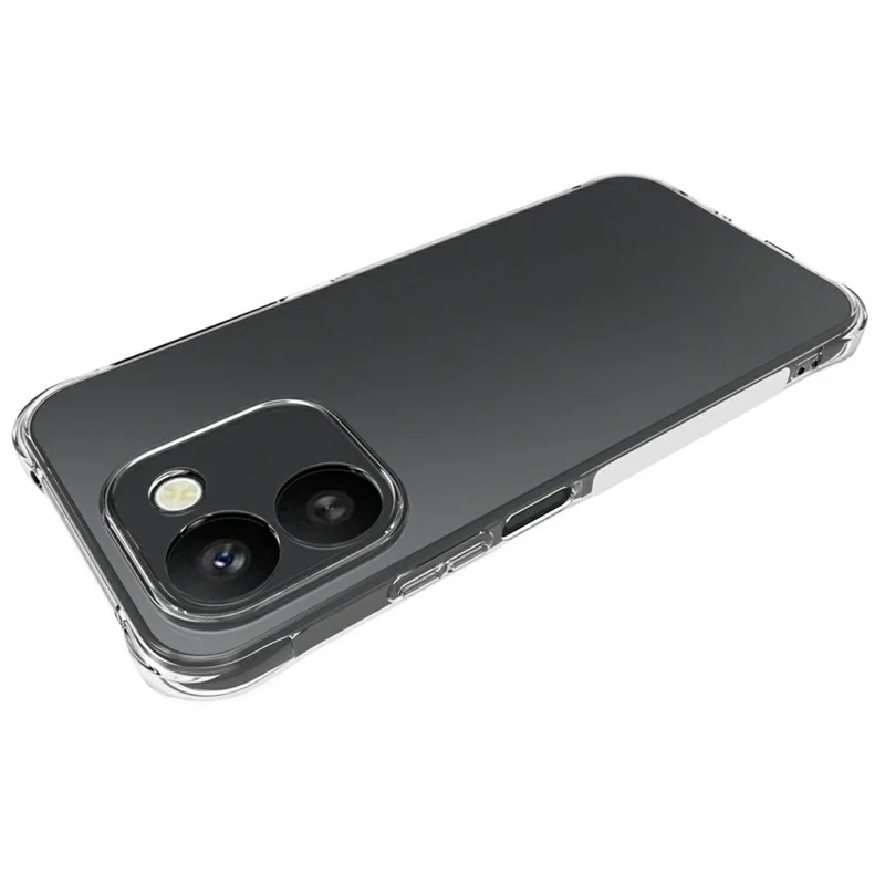For Honor 600 Smart 5G TPU Case Non Slip Anti Drop Phone Cover - Transparent
