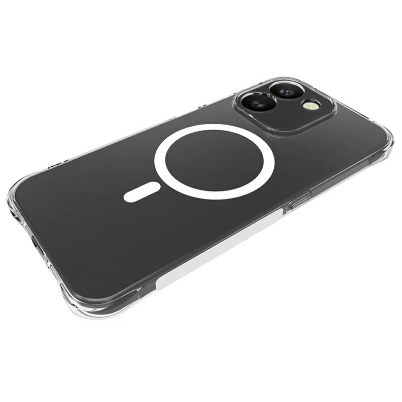 Bulk Purchasing for Honor 600 Smart 5G Magnetic Case TPU Anti-drop Phone Back Cover - Transparent