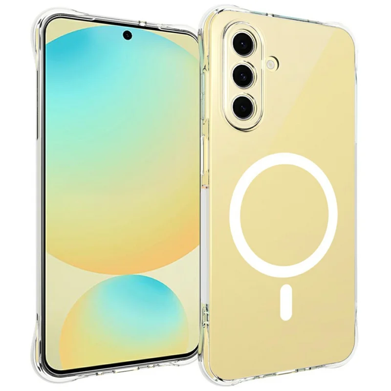 Bulk Purchasing for Samsung Galaxy A26 5G Magnetic Case TPU Anti-drop Phone Back Cover - Transparent