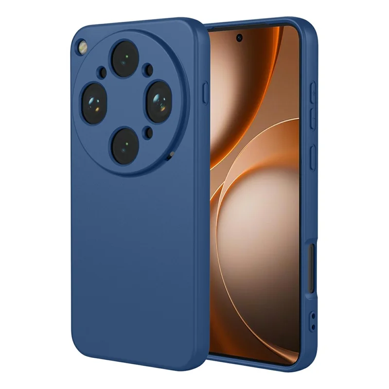 Bulk Purchasing for Oppo Find X9 Ultra 5G Case Liquid Silicone Feel Soft TPU Protective Phone Cover - Blue