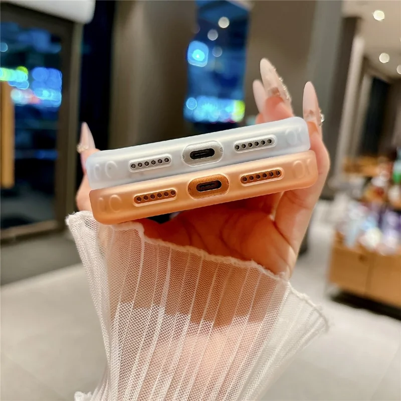 For iPhone 17 Pro Case Rotating Kickstand TPU + PC Phone Protective Cover - Orange