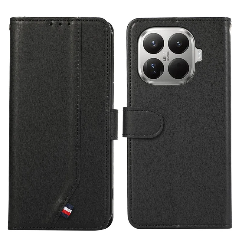 For Xiaomi 17T Pro Case RFID Blocking Flip Leather Phone Cover - Black