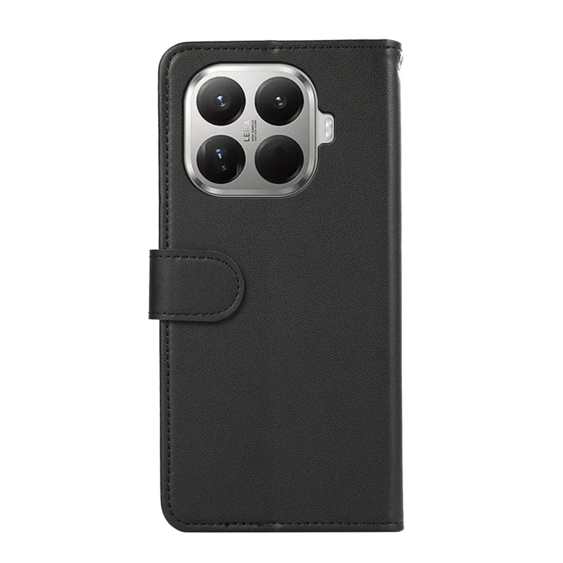 For Xiaomi 17T Pro Case RFID Blocking Flip Leather Phone Cover - Black