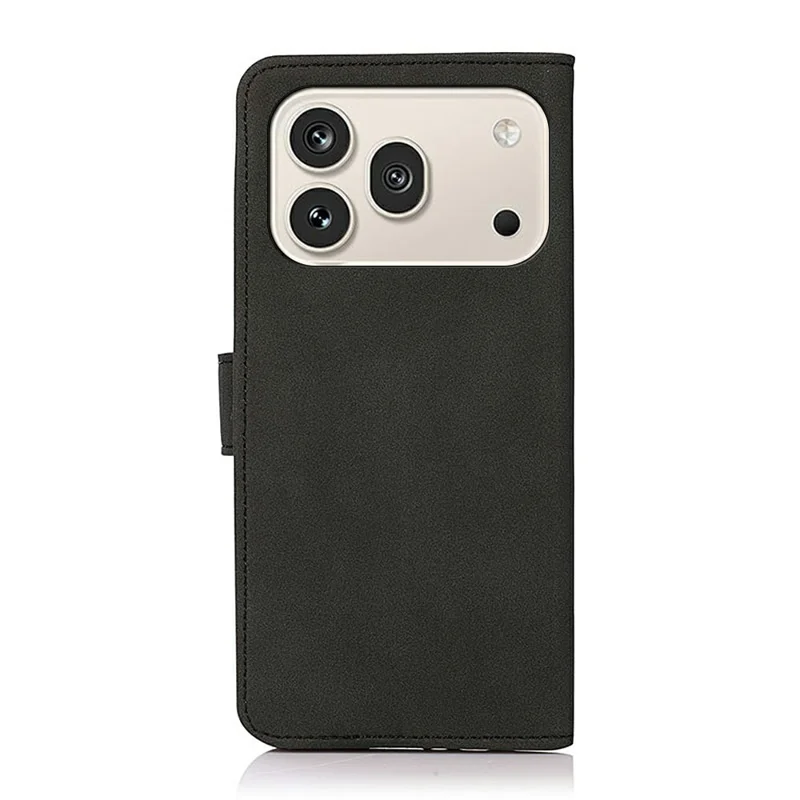 KHAZNEH Case For Honor 600 Pro 5G  /  600 5G Anti Scratch PU Leather Wallet Stand Phone Cover - Black