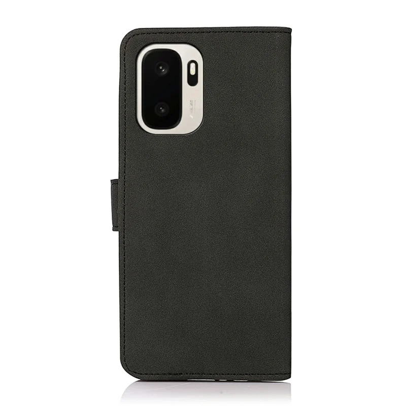 KHAZNEH For OnePlus Ace 6 Ultra 5G Case Anti Scratch PU Leather Wallet Stand Phone Cover - Black