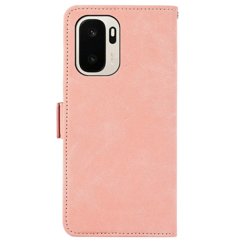 ABEEL For OnePlus Ace 6 Ultra 5G Case PU Leather Folio Stand View RFID Blocking Phone Cover - Pink