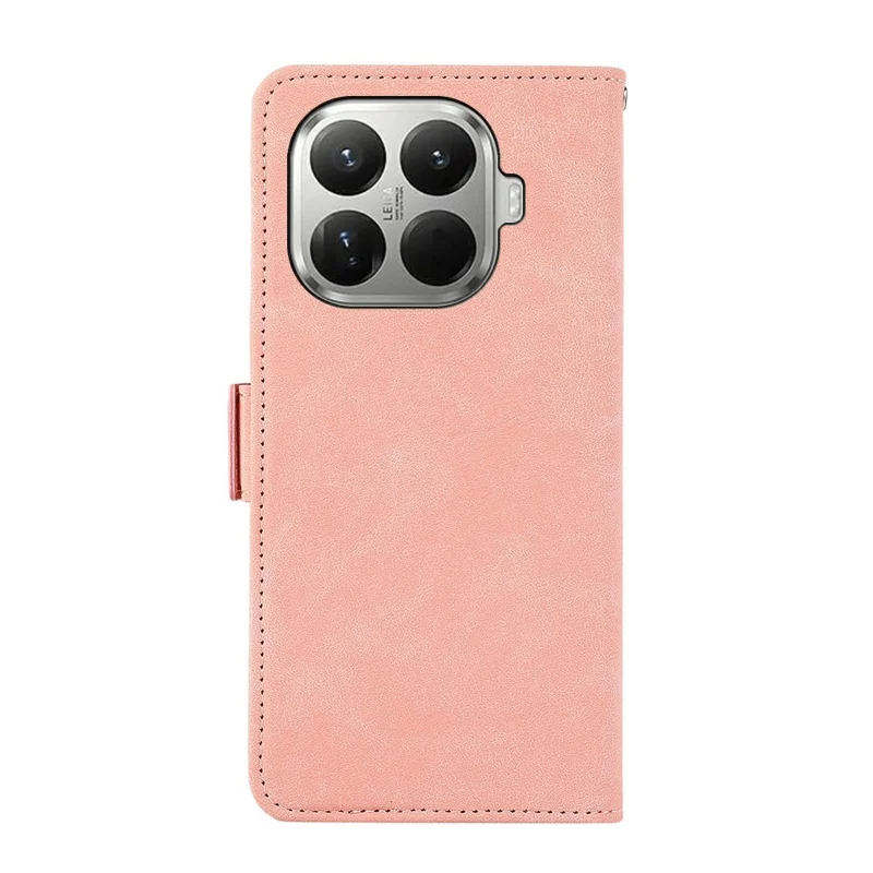 ABEEL For Xiaomi 17T Case PU Leather Folio Stand View RFID Blocking Phone Cover - Pink