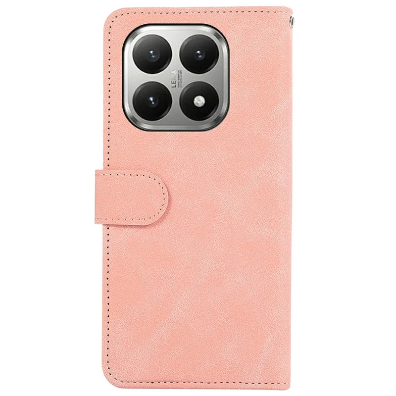 ABEEL For Xiaomi 17T Pro Case Color Splicing Leather Flip Phone Cover RFID Blocking - Pink