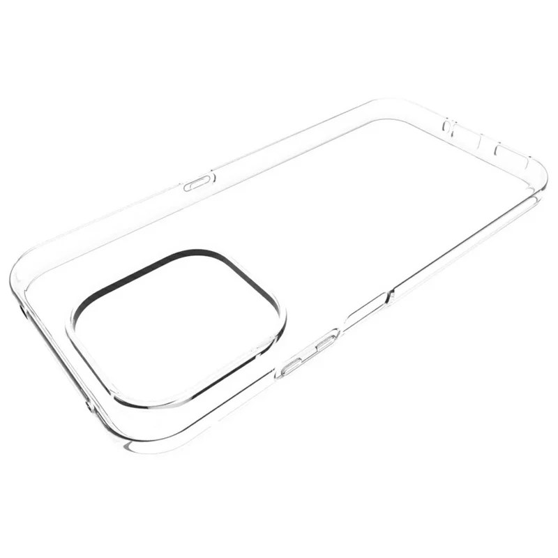 For Honor 600 Smart 5G Case Watermark Resistant TPU Phone Back Cover - Transparent